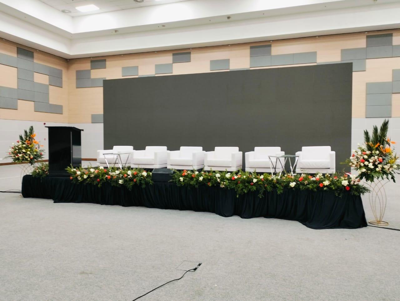 Sterling Exhibition booth and staging setup